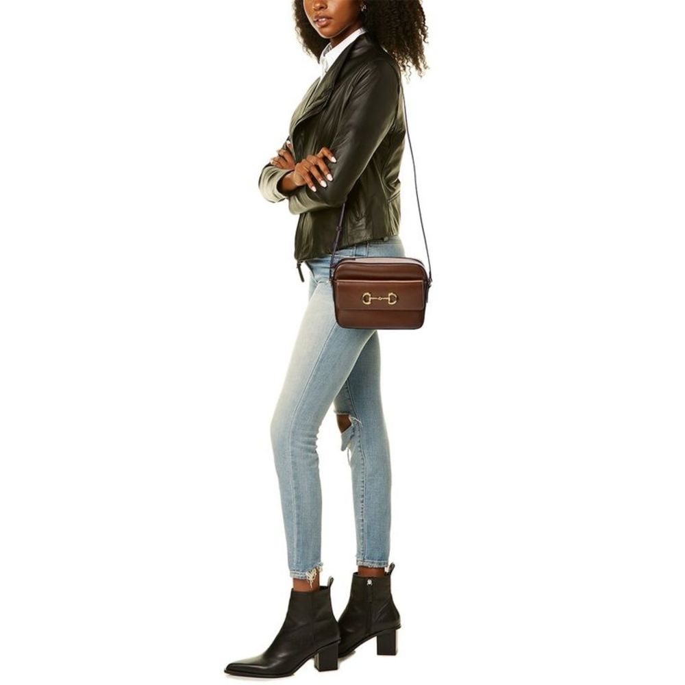 Gucci Horsebit 1955 Leather Shoulder Bag - Picture 4 of 5